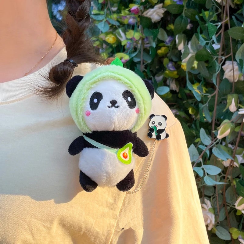 Y&D Super Soft Plush Teddy Bear Chain Brooch – Cute Cartoon Stuffed Animal Toy Pendant for Couples, PP Stress Relief Bag Accessory & Adorable Gift - Image 1