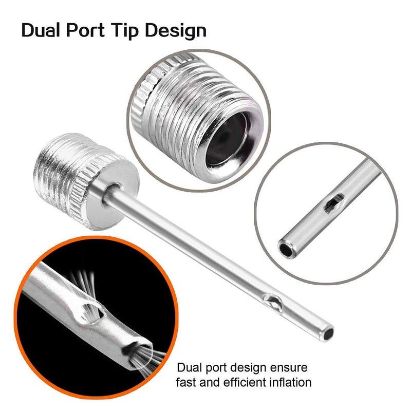 HDNNC Bicycle Valve Adapter DV AV SV Converter, Ball Pump Needle, Inflation Needle, Air Pump Needle Set for All Bike, Sports Ball and Inflatable Equipment 10PCS - Image 5