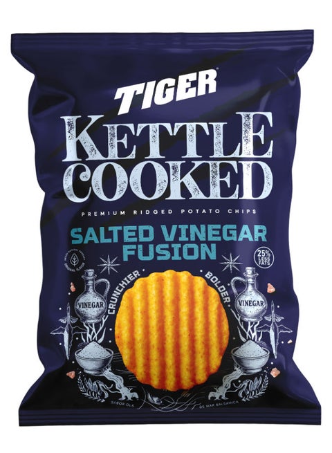 تايجر كيتل كوكد بمزيج الخل المملح  85-95 جرام