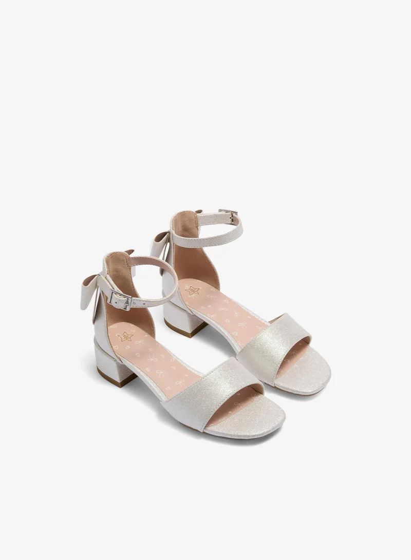 Matalan Girls White Bow Occasion Heels