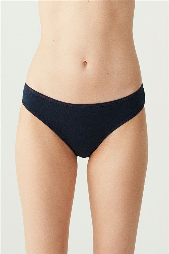 U.S. Polo Assn. 5-Pack Women's Low Waist Briefs Cotton Mixed Color  - Image 3