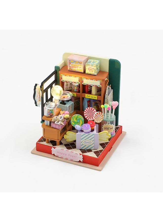 Bluejw Hongda Diy Cabin Tuyi Coffee Wooden Handmade Building Assembled Mini Cabin Creative Toy Ornaments Gift Giving - Image 1