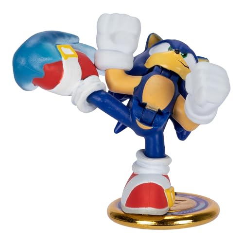 AKEDO Sonic The Hedgehog Versus Pack with Sonic and Knuckles, Mini Collectable Battling Action Warriors, 2.25 Inches Tall, Contains 2 Battle Controllers - Image 4