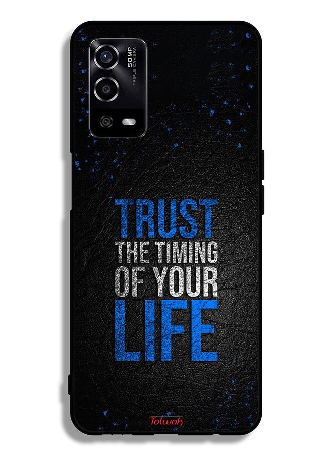 Tolwak Oppo A55 4G Protective Case Cover Trust The Timing Of Your Life  - Image 2