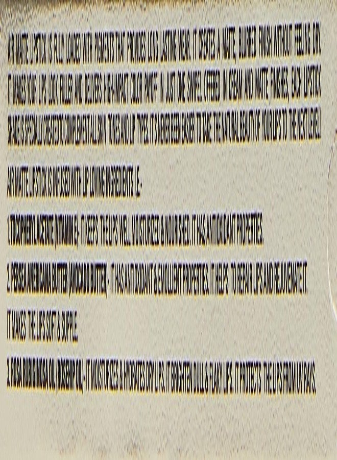 INSIGHT Professional Air Matte Lipstick | Smooth Finish | All Day Comfort | Infused with Rosehip Oil and Avocado Butter | One Swipe Color - (Pocahontas) (3g) - Image 3