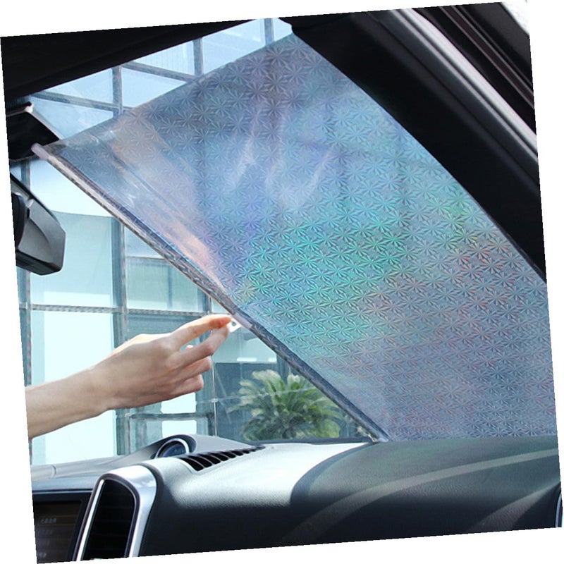 Retractable Car Side Window Sunshade 40x60cm Mesh Fabric for UV Protection Heat Blocking and Privacy - Image 5