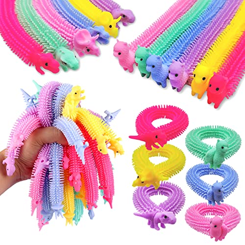 Juuxncgv 20 PCS Stretchy Fidget ToyColorful Stretchy Strings Fidget Toy for Childrens Day GiftKidsAdultsBoysGirlsStress ReliefCalming and Relaxing Present - Image 1