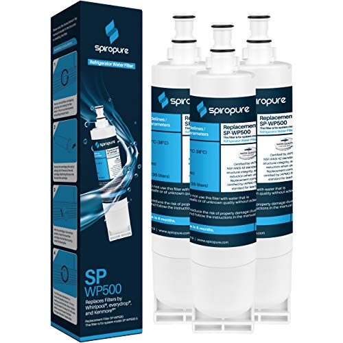 سبايروبور SPWP500 فلتر مياه ثلاجة معتمد من NSF بديل لـ 4396508 EDR5RXD1 9010 9085 فلتر 5 4396510 عبوة 3