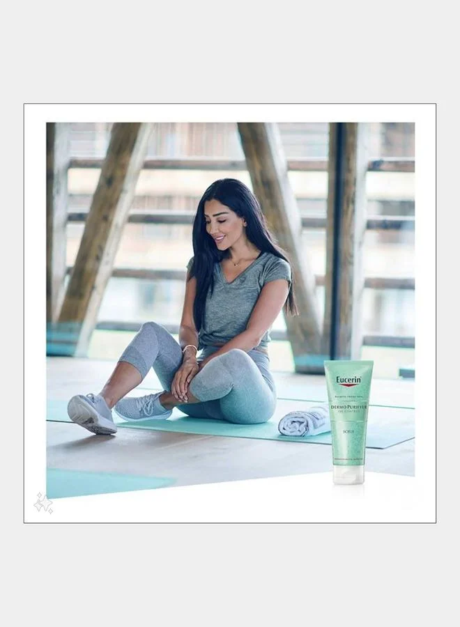Eucerin مقشّر ومطهّر البشرة ديرمو بيوريفاير، 100 مل