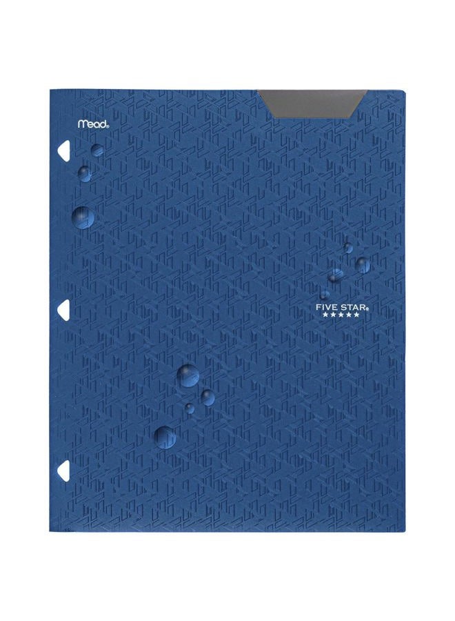Five Star 2-Pocket Folders, 4 Pack, Plastic Folders with Stay-Put Tabs, Fits 3-Ring Binder, Holds 11” x 8-1/2”, Assorted Colors (38049) - Image 5