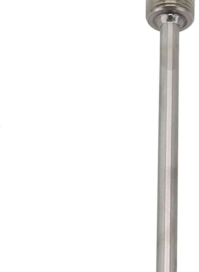 304 فولاذ مقاوم للصدأ غمد حراري G1 2 خيط BSP 6 مم قطر داخلي 8 مم قطر خارجي لأنبوب المستشعر 30-200 مم طول - Image 4