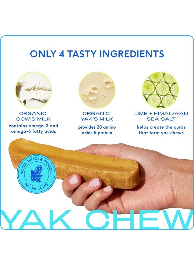Native Pet Yak Cheese Himalayan Dog Chews - Long Lasting Dental Sticks for Medium Breeds - 100% All Natural Himalayan Yak Chews for Medium Dogs - Cheese Bone for Aggressive Chewers - 10 Per Pack - Image 3