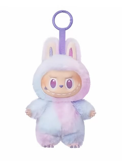 Doll Pendant Labubu 3rd Generation Macaron Vinyl Plush Doll 17cm, Purple - Luck