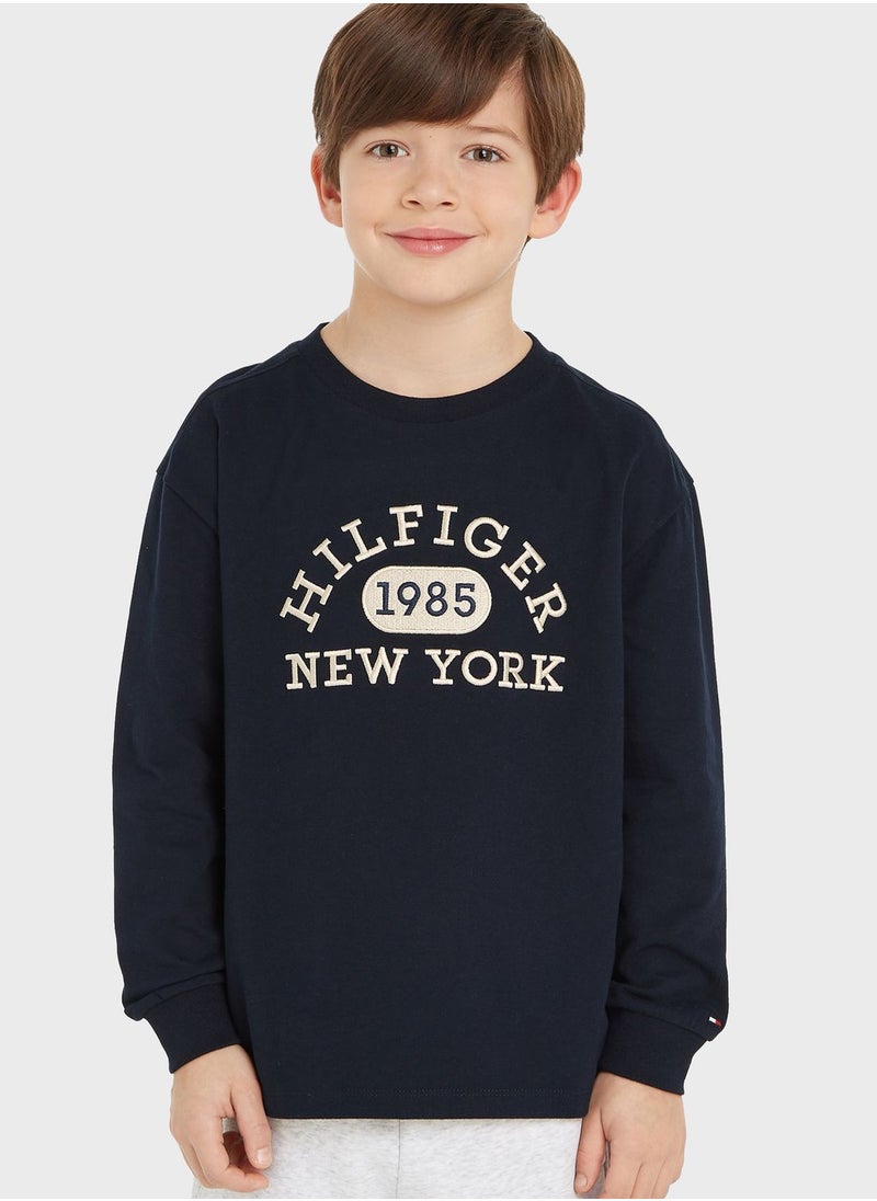 TOMMY HILFIGER - Youth Varsity T-Shirt - Image 1