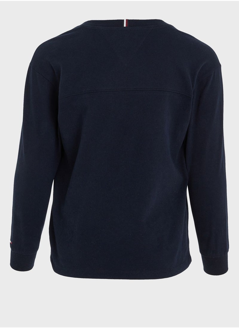 TOMMY HILFIGER - Youth Varsity T-Shirt - Image 1