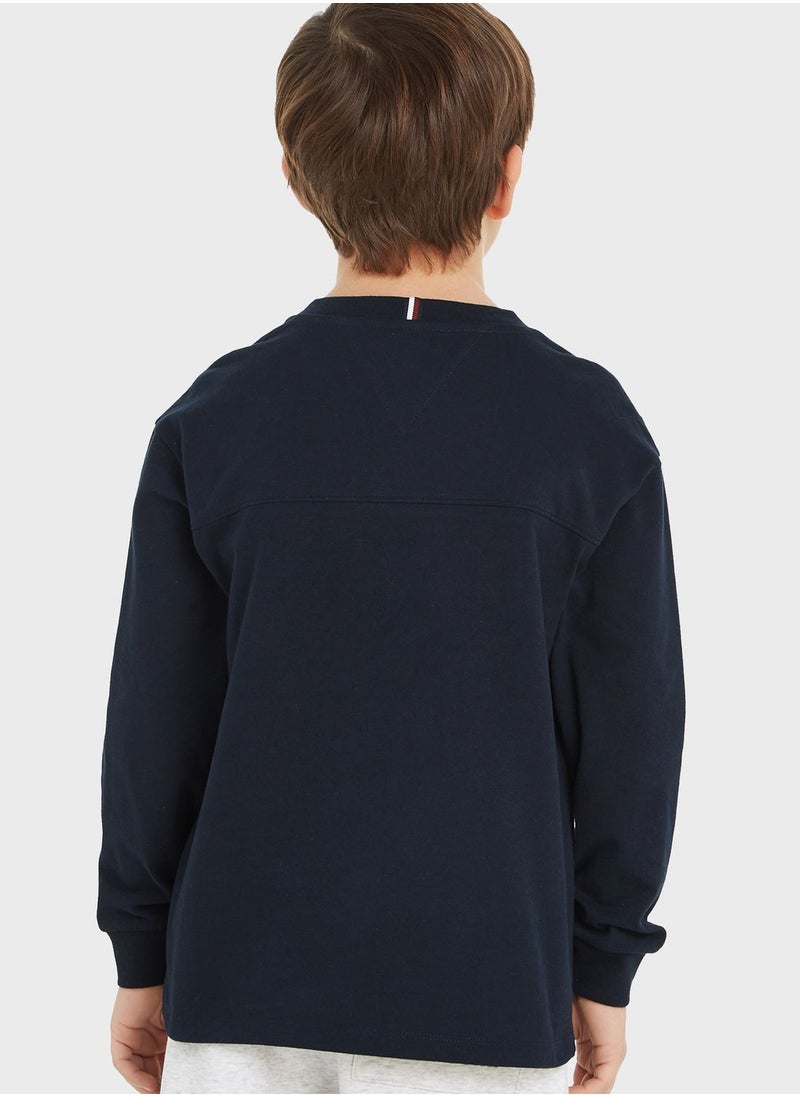 TOMMY HILFIGER - Youth Varsity T-Shirt - Image 1