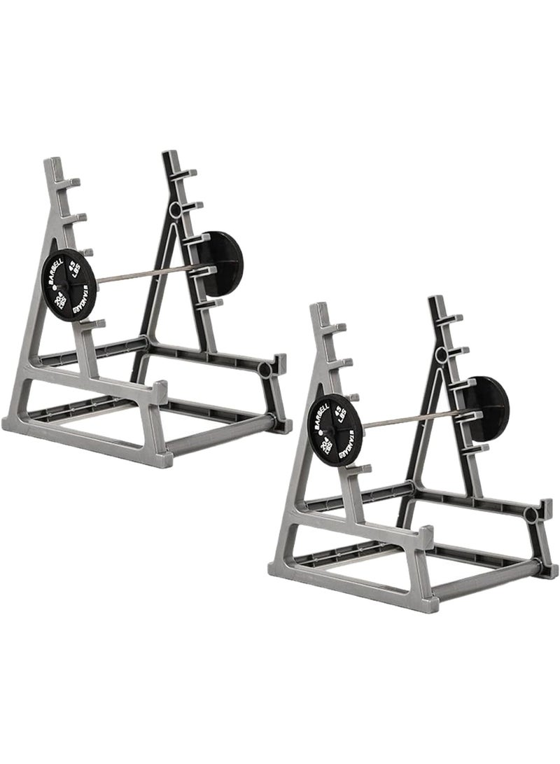 Bukela Barbell Rack Pen Holder, Squat Rack Pen Holder for Fitness Enthusiasts and Weightlifting Fans, Gym Theme Decorations Gift, Fun Desk Accessories (As Shown) - Image 1