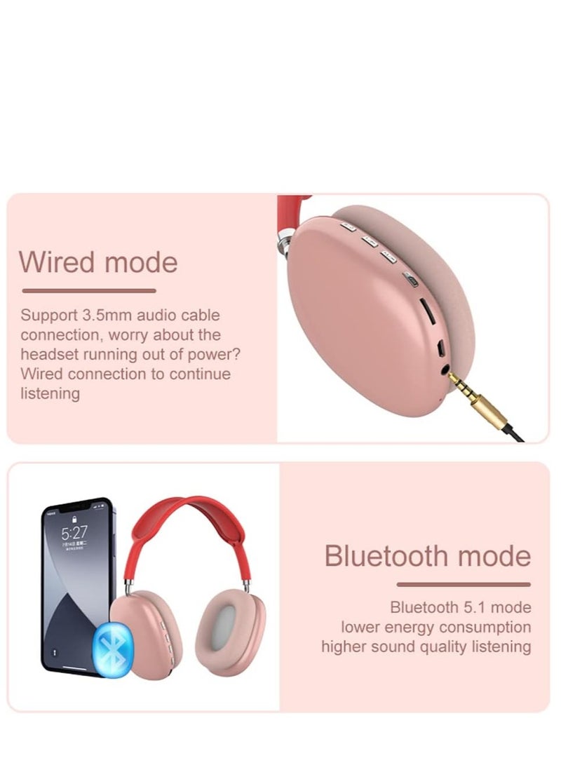 P9 Headphone Bluetooth Wireless P9 is distinguished by its elegant design with control buttons - Image 4