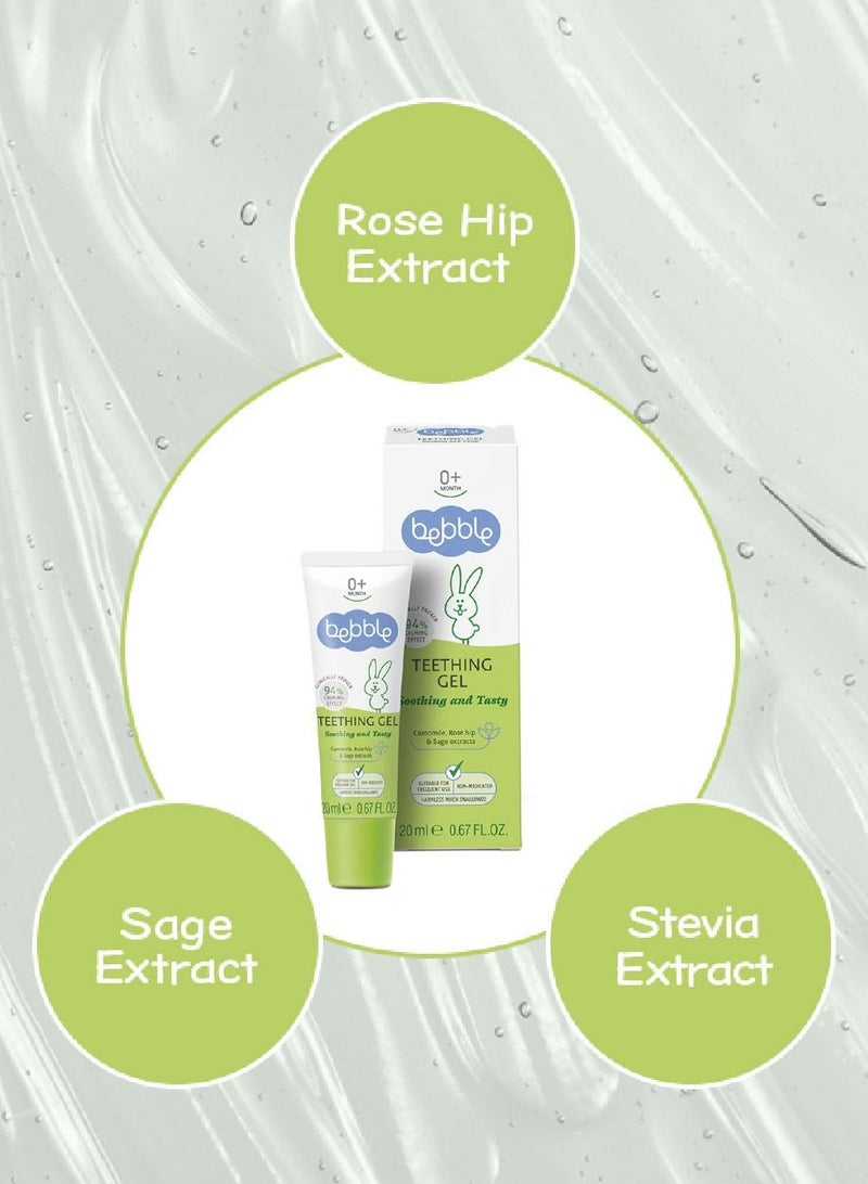 bebble جل التسنين للأطفال | غير دوائي غير ضار عند البلع | 20 مل - Image 2