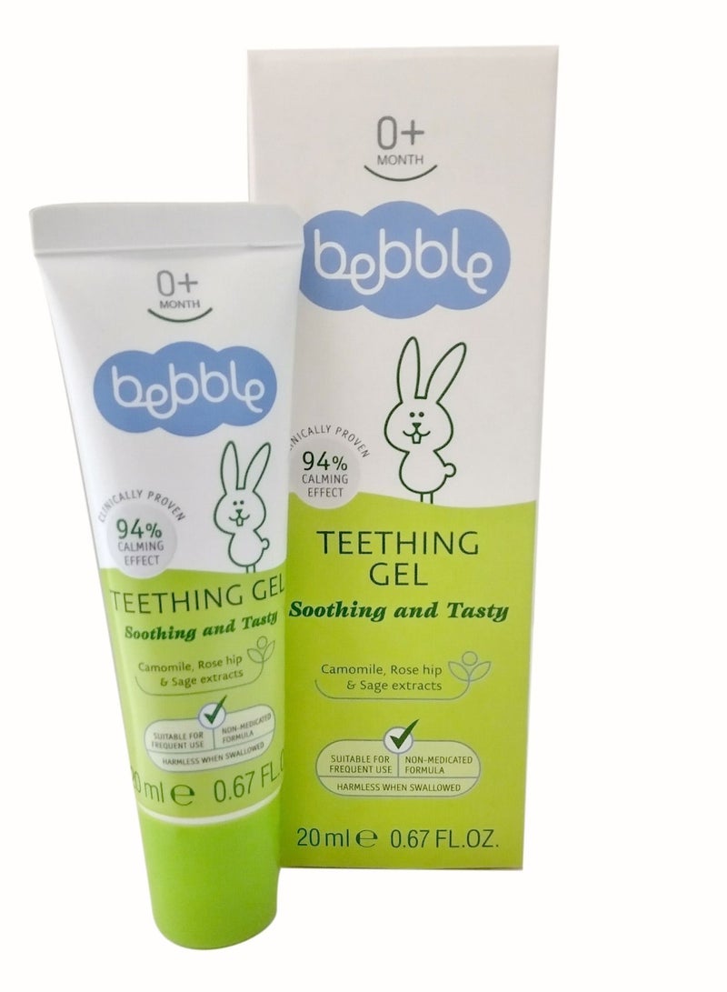 bebble جل التسنين للأطفال | غير دوائي غير ضار عند البلع | 20 مل - Image 1