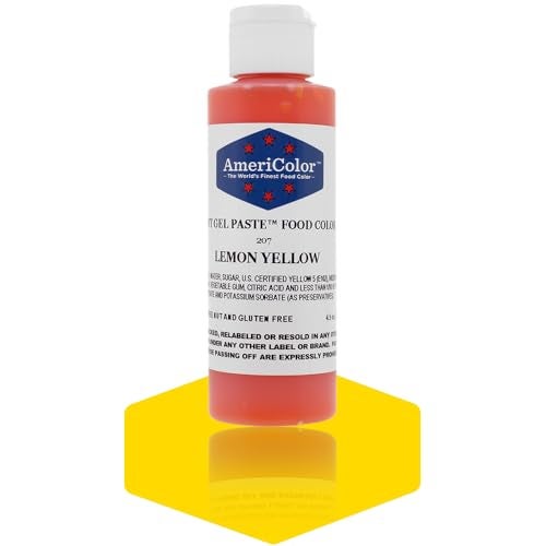 Americolor Soft Gel Paste Food Color 45Ounce Lemon Yellow - Image 1