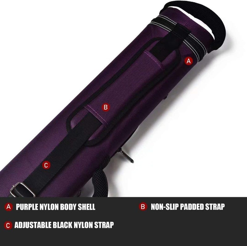 Collapsar 2X4 Hard Pool Cue Oval Billiard Stick Carrying Case(Several Colors Available) - Image 4