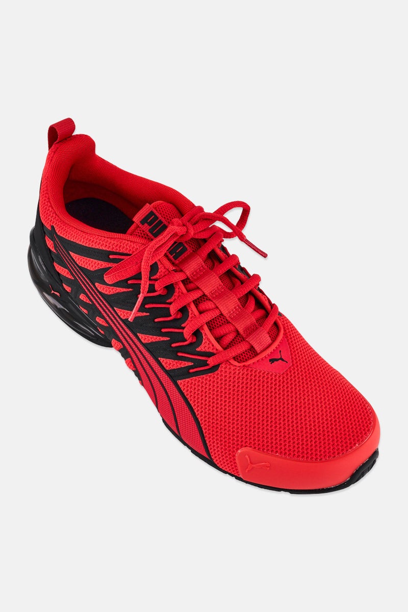 PUMA أحذية جري للرجال فولتايك إيفو مزودة بأربطة، حمراء - Image 1