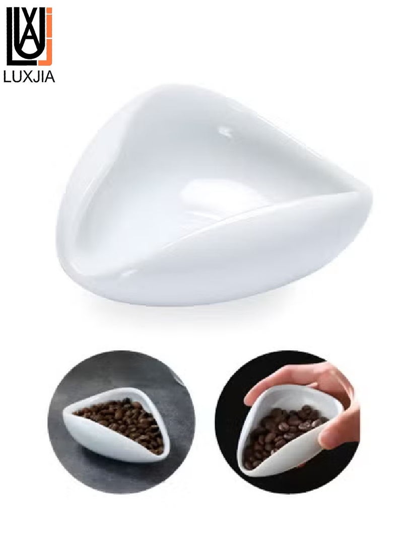 LUXJIA Coffee Bean Weighing Tray, Distilled Coffee V60 Dish Utensils, Kitchen Tools & Gadgets (10✕7.5✕3.5cm) - Image 1