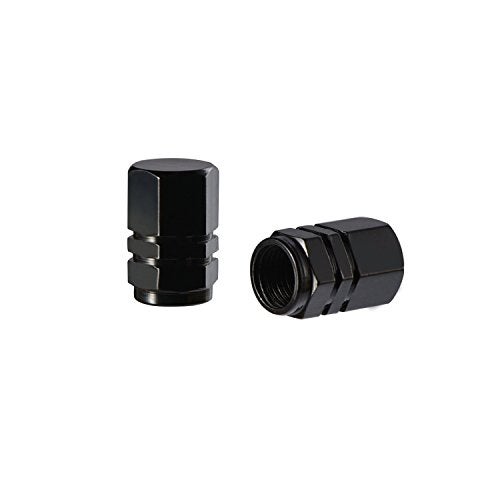 eBoot 8 x Hexagonal Shape Valve Caps (Black) - Image 4