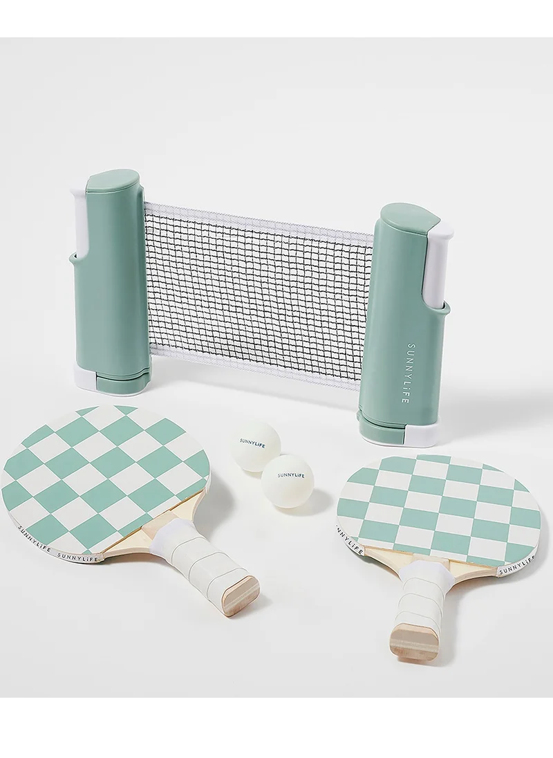 SUNNY LIFE Play On Table Tennis Checkerboard