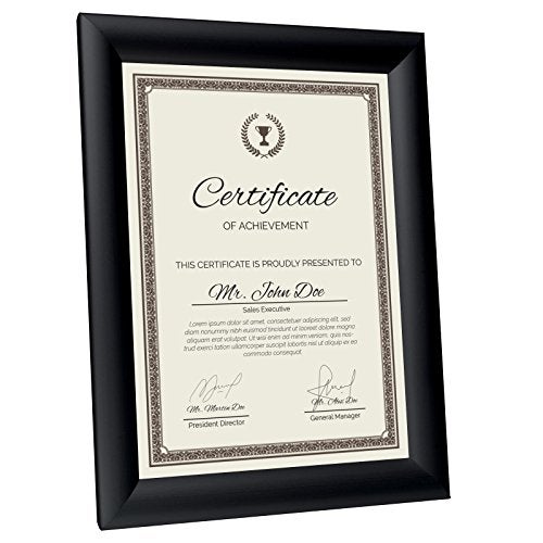 SnapeZo Weather Resistant Black Poster Frame 8.5x11 Inches, Outdoor Profile, Outdoor Poster Display Unit - Image 2