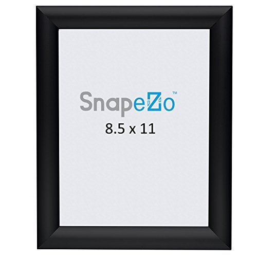 SnapeZo Weather Resistant Black Poster Frame 8.5x11 Inches, Outdoor Profile, Outdoor Poster Display Unit - Image 5