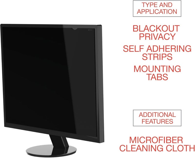 Innovera Blackout Privacy Filter for 19 Flat Panel Monitor - Image 5