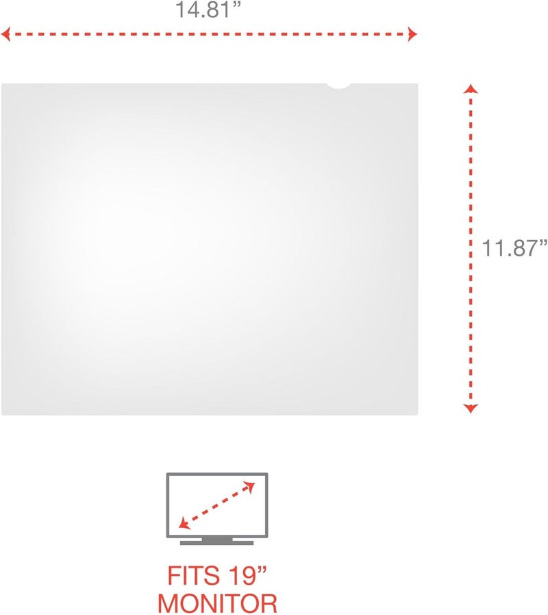 Innovera Blackout Privacy Filter for 19 Flat Panel Monitor - Image 4