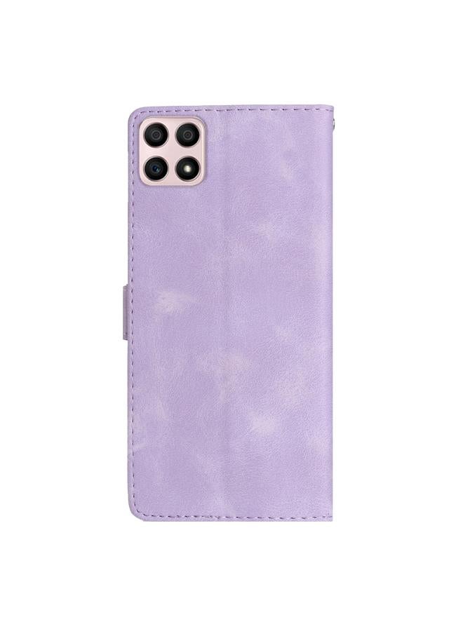 اس-توب جراب هاتف جلدي بنقشة زهور وفراشات لهاتف Honor X8 / X30i - Image 3