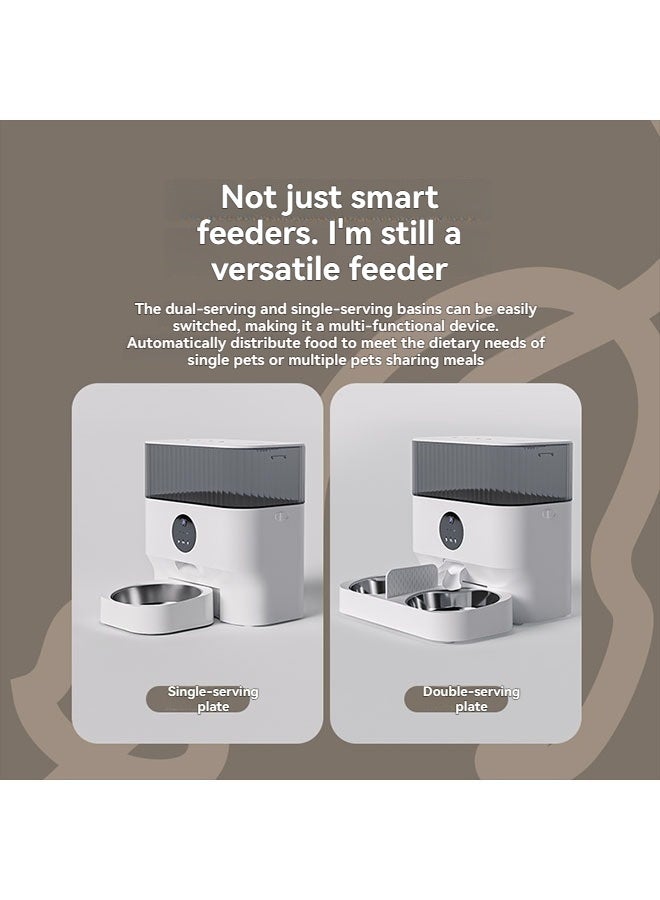 Beauenty Cat Feeders with APP Pet Food Dispenser for Cat & small Dog Smart Timed Auto Pet Feeder - Image 2