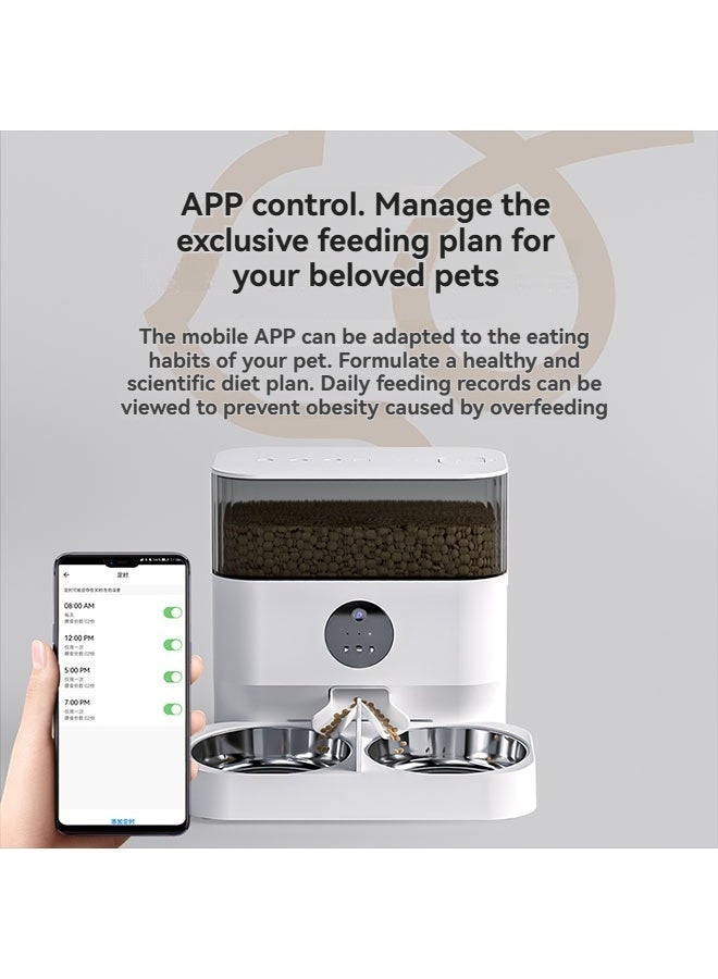 Beauenty Cat Feeders with APP Pet Food Dispenser for Cat & small Dog Smart Timed Auto Pet Feeder - Image 4