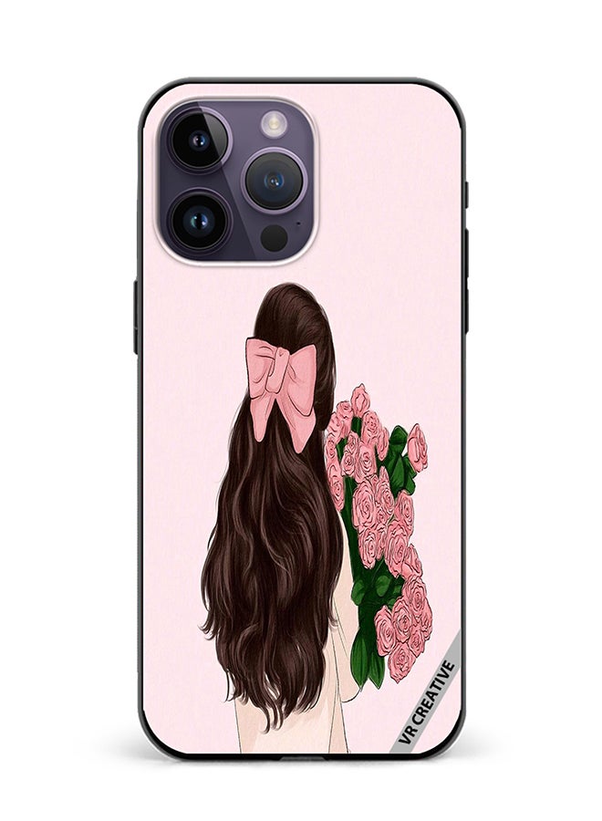 VR CREATIVE Protective Case Cover For Apple iPhone 15 Pro Max Lovely Flower Design Multicolour - Image 1
