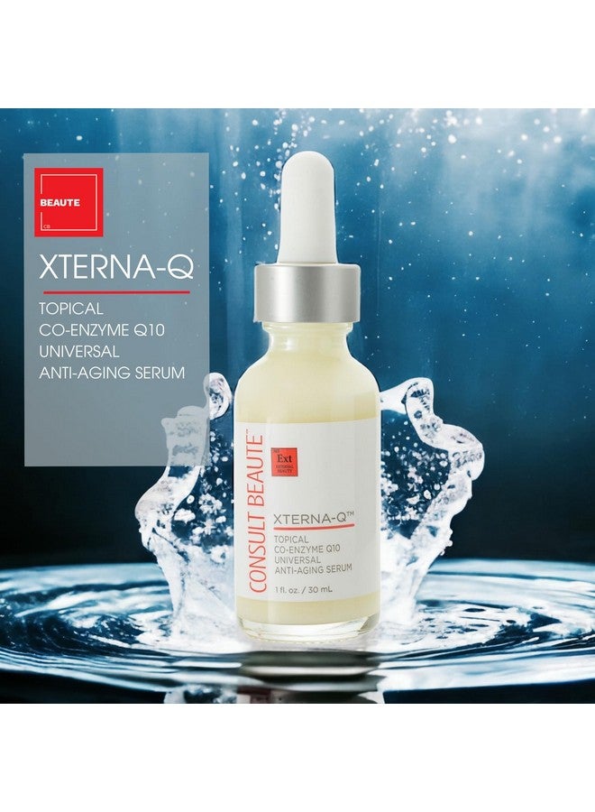 Consult Beaute Xternaq Topical Coenzyme Q10 Universal Antiaging Serum For Face And Neck 1 Oz. Coq10 Peptides Bergamot Fruit Oil Antioxidant Skin Care - Image 2