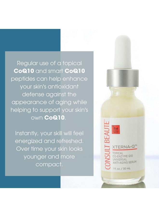 Consult Beaute Xternaq Topical Coenzyme Q10 Universal Antiaging Serum For Face And Neck 1 Oz. Coq10 Peptides Bergamot Fruit Oil Antioxidant Skin Care - Image 4
