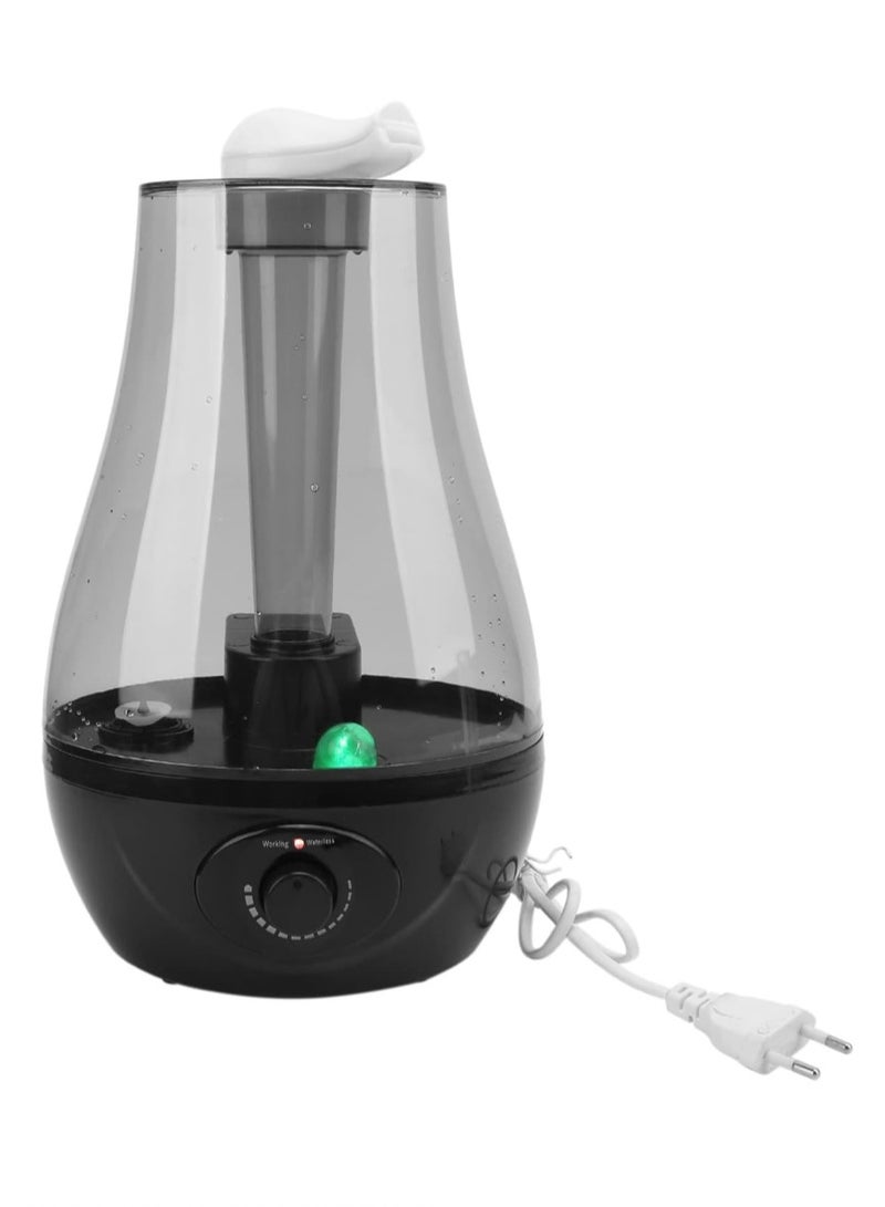 3L Ultrasonic Cool Mist Humidifier, Humidifier, Fragrance, Air Purifier for Bedroom (Black 3L) (3L) - Image 1