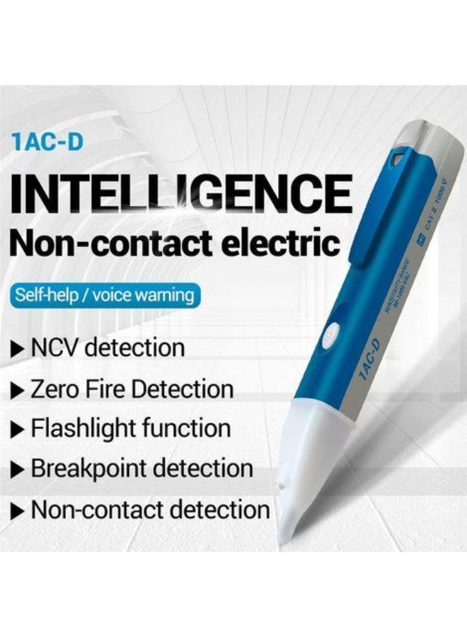 قلم فحص كهرباء بدون تلامس 1AC-D، كاشف جهد AC 90-1000 فولت - Image 4