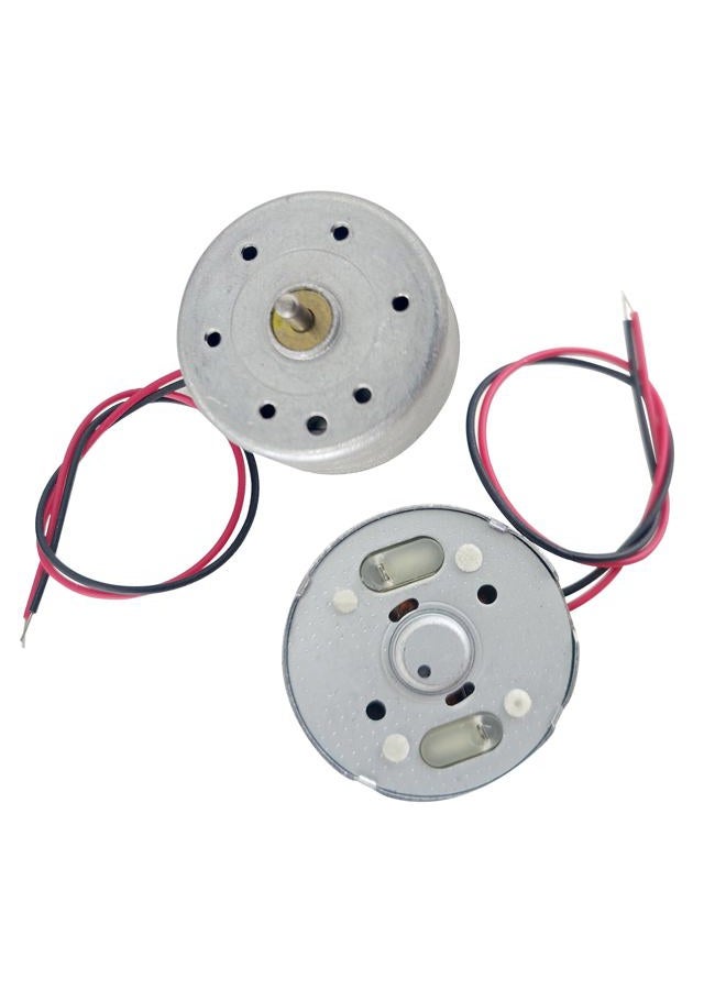 bociloy 3Pcs 5V 6000RPM DC Motor Mini Electric Motor with Wire for DIY Model, Science Experiments - Image 3