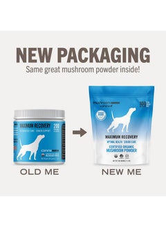 mushroom Matrix Rix Pet  Canine | Maximum Recovery | Usa Grown HumanGrade Organic Mushroom Powder Pet Supplement | Optimal Health & Senior Care For Dogs & Cats | 200 Grams, 7.1 Oz  - Image 5