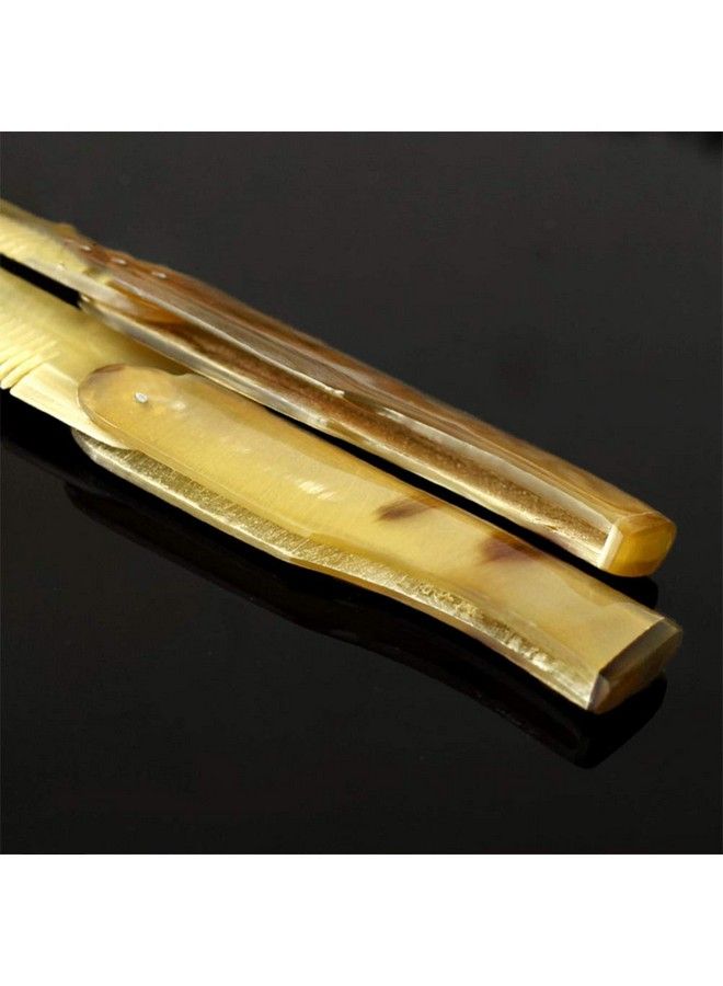 minkissy Pocket Travel Size Comb Folding Comb Ox Horn Comb Hair And Beard Comb Portable Styling Comb Comb For Father Husband Boyfriend - Image 3