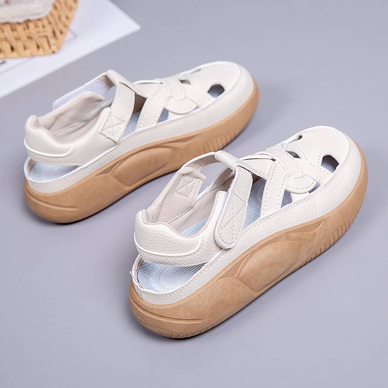 Explosions Women's Velcro Thick-Soled Sandals – Breathable Casual Shoes - Image 2