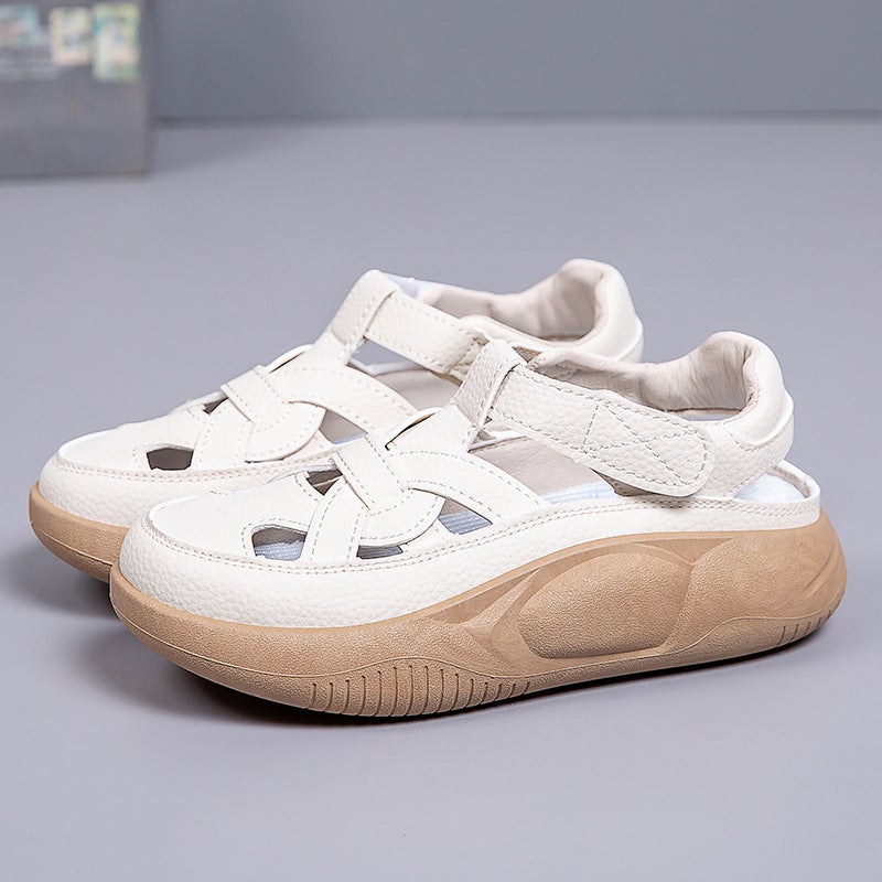 Explosions Women's Velcro Thick-Soled Sandals – Breathable Casual Shoes - Image 1