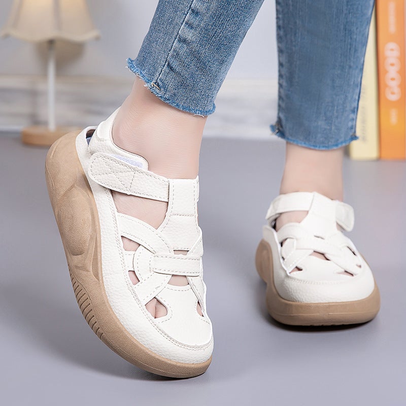 Explosions Women's Velcro Thick-Soled Sandals – Breathable Casual Shoes - Image 5