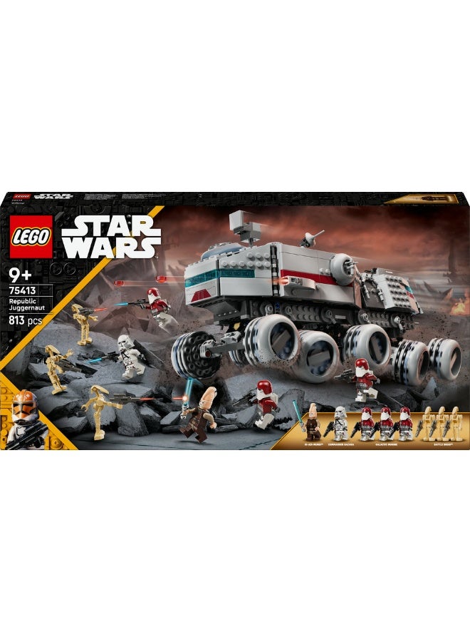 LEGO Star Wars Republic Juggernaut Building Toy 75413 (Age 9+, 813 Pieces) - Image 2