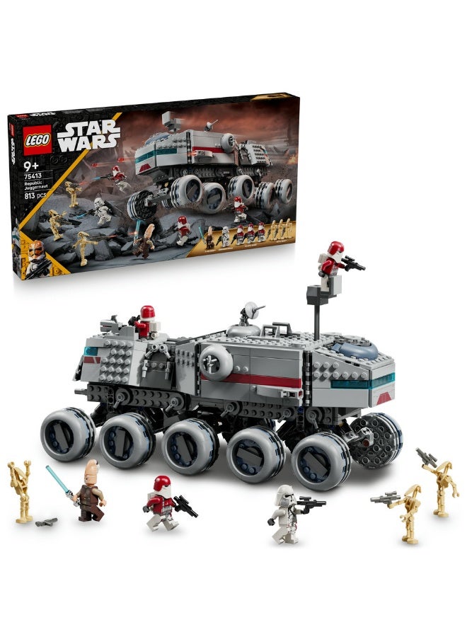 LEGO Star Wars Republic Juggernaut Building Toy 75413 (Age 9+, 813 Pieces) - Image 1